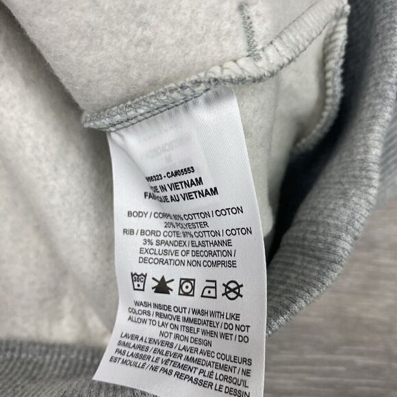 Nike Youth Sportswear Club Fleece Hooded Sweatshirt Light Gray Size M FD2988-063 - Picture 3 of 5